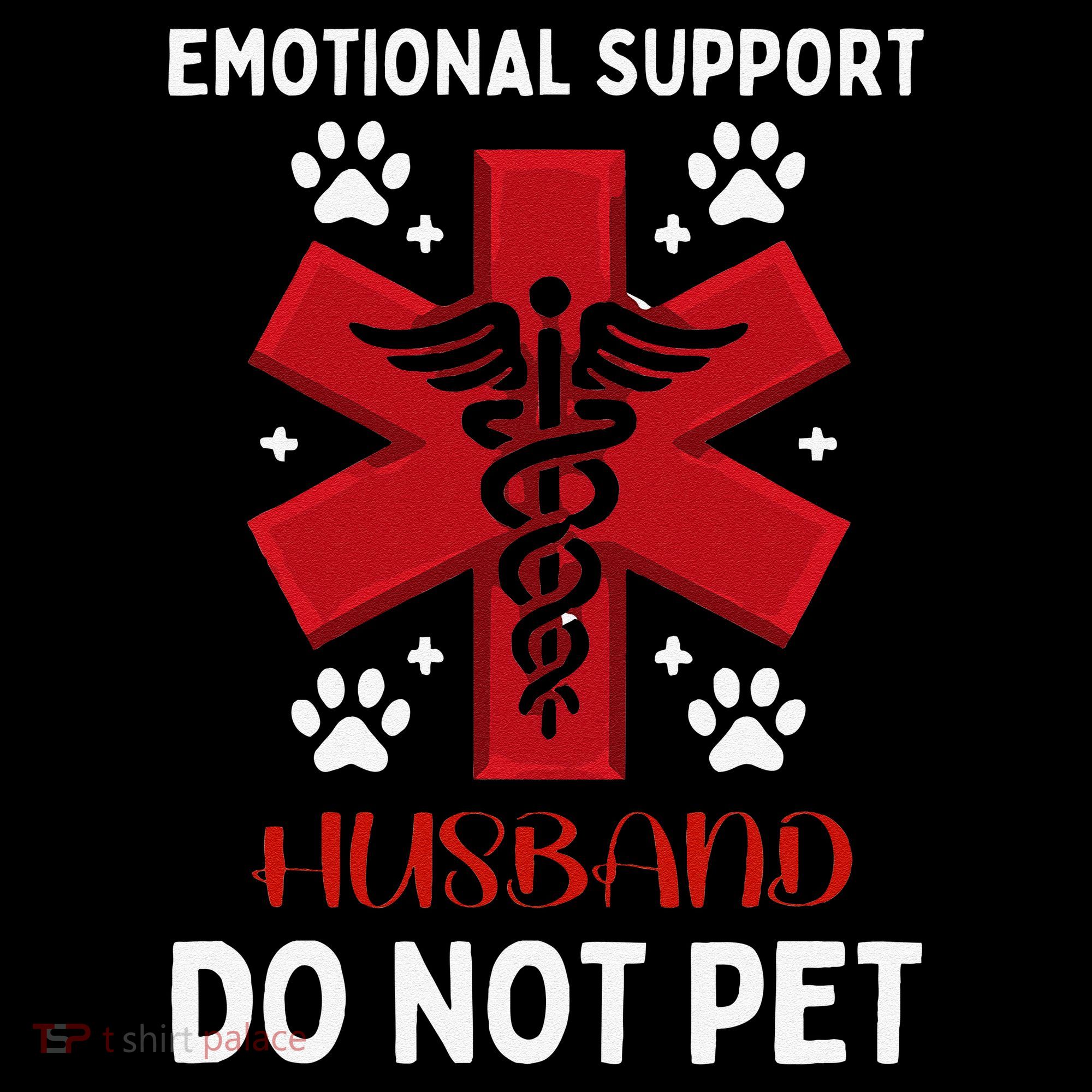 Emotional Support Husband Do Not Pet Coaster