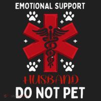 Emotional Support Husband Do Not Pet Hat thumb 2
