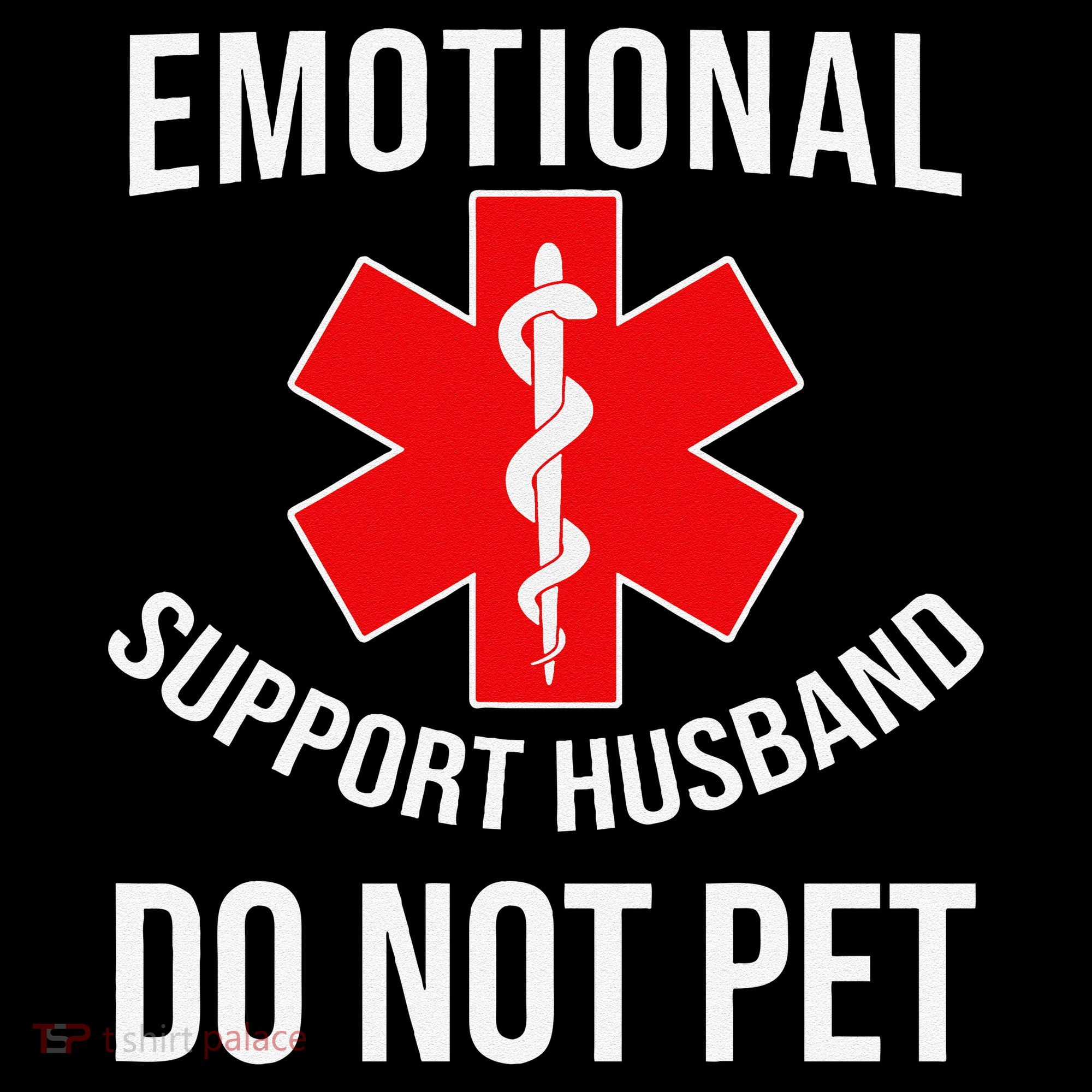 Emotional Support Husband Do Not Pet Funny Coaster