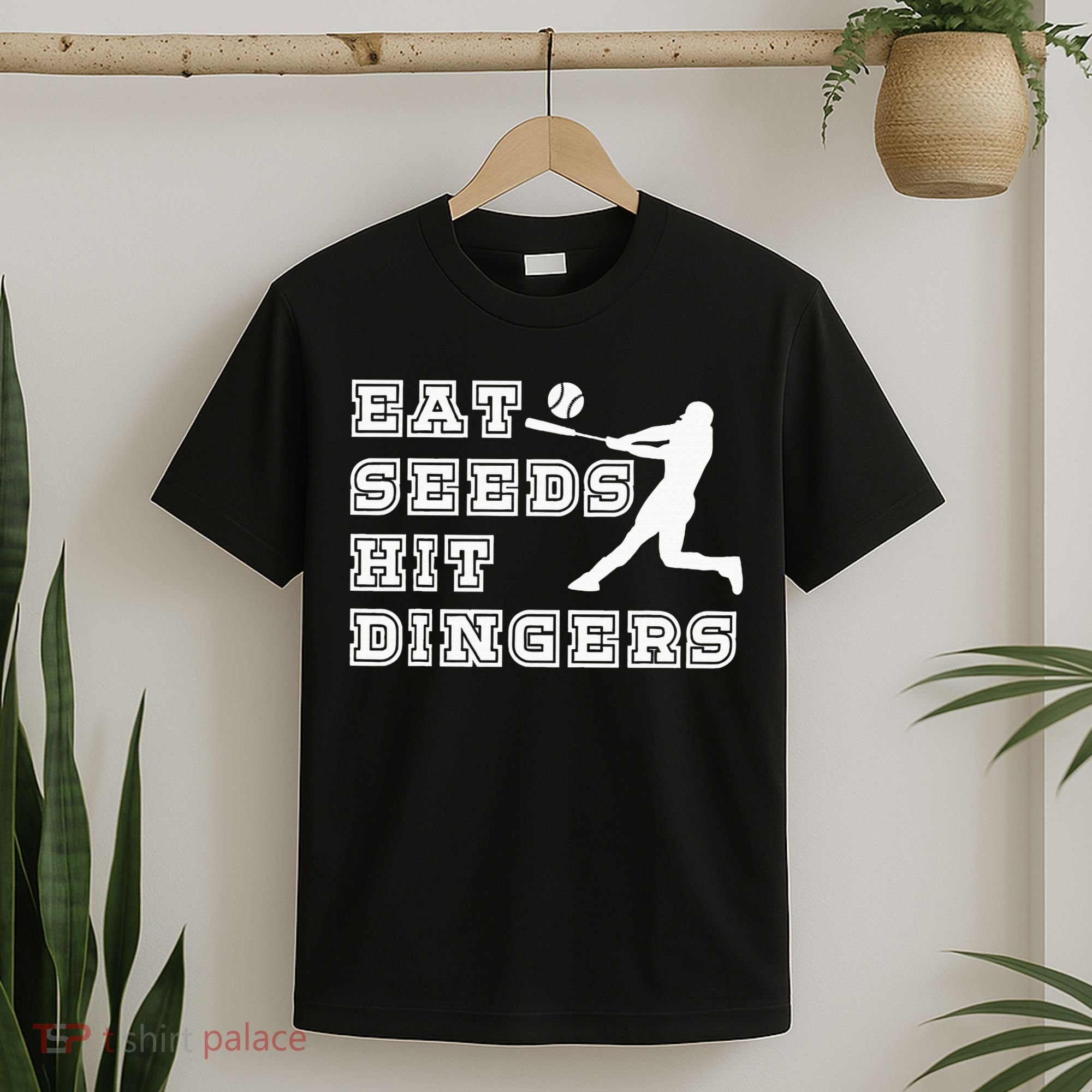 Eat Seeds Hit Dinger Baseball Lover T-Shirt