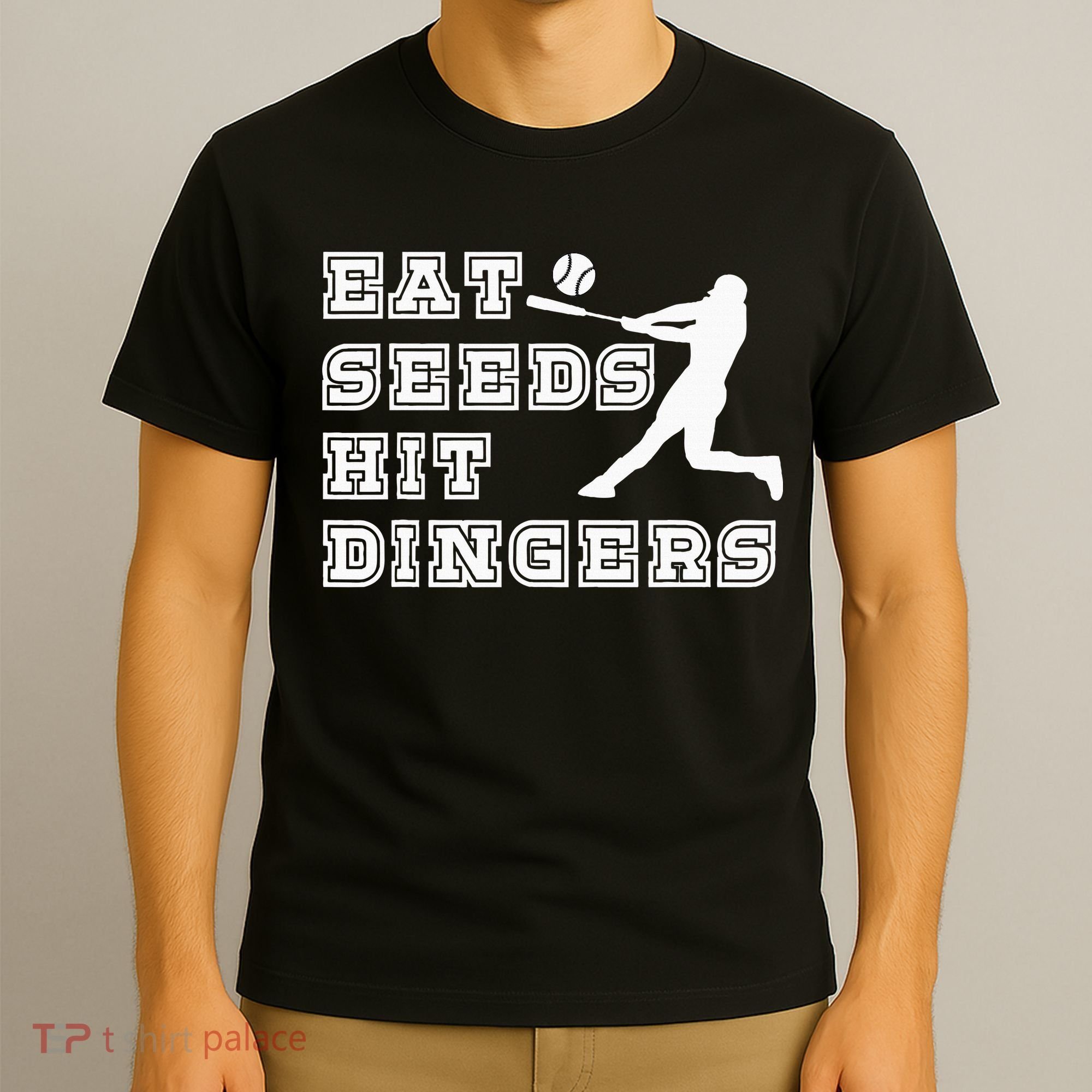 Eat Seeds Hit Dinger Baseball Lover T-Shirt