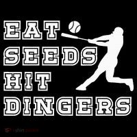 Eat Seeds Hit Dinger Baseball Lover Visor thumb 3