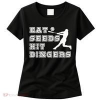 Eat Seeds Hit Dinger Baseball Lover Women's T-Shirt thumb 0