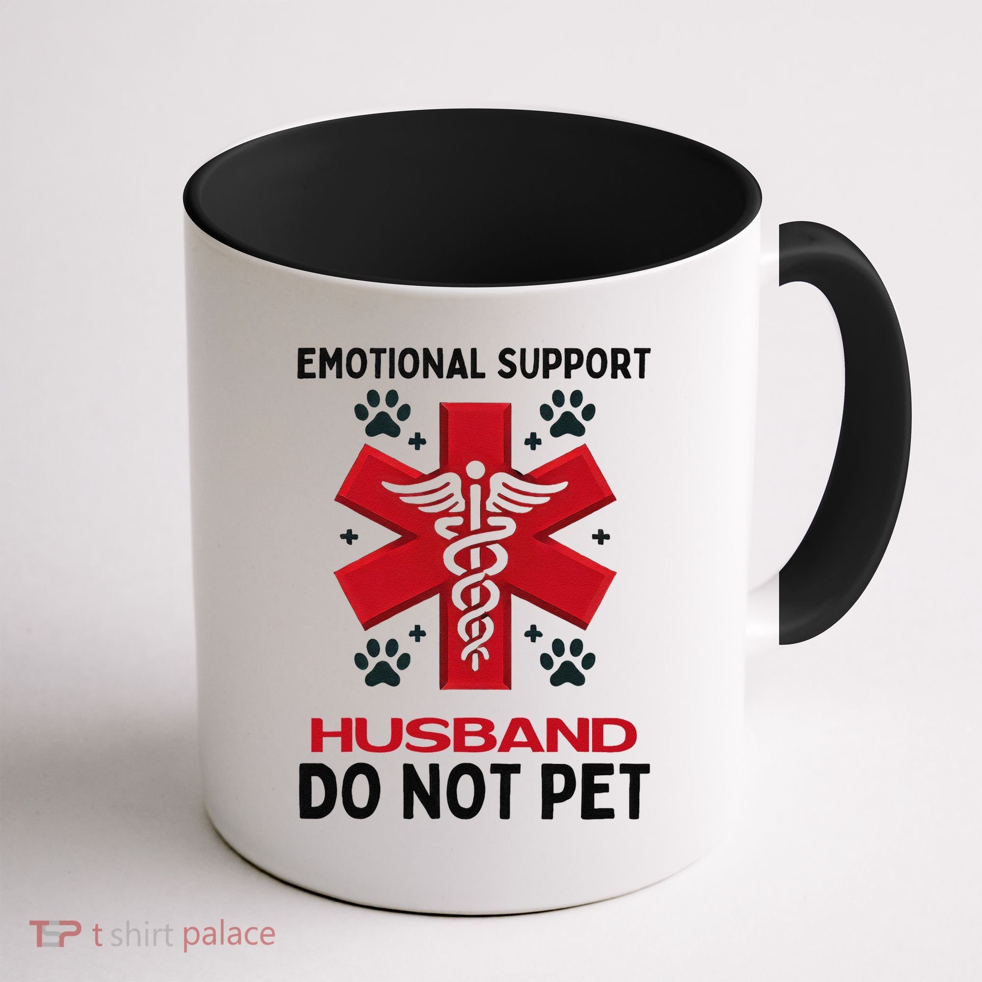 Emotional Support Husband Do Not Pet Coffee Mug
