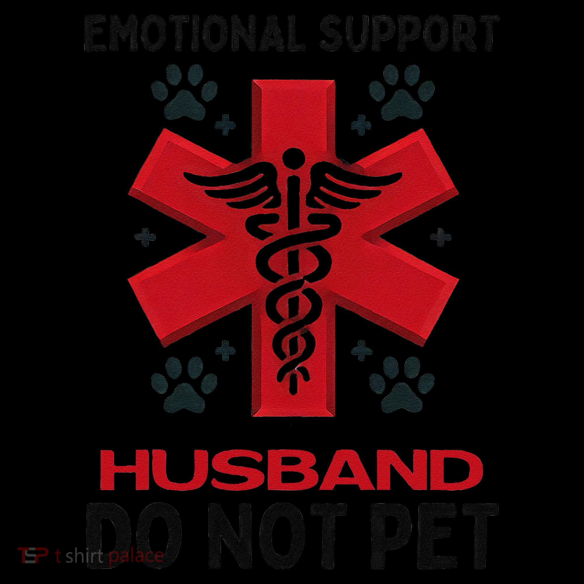 Emotional Support Husband Do Not Pet Coaster