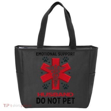 Emotional Support Husband Do Not Pet Tote Bag