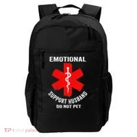 Emotional Support Husband Do Not Pet Backpack thumb 0
