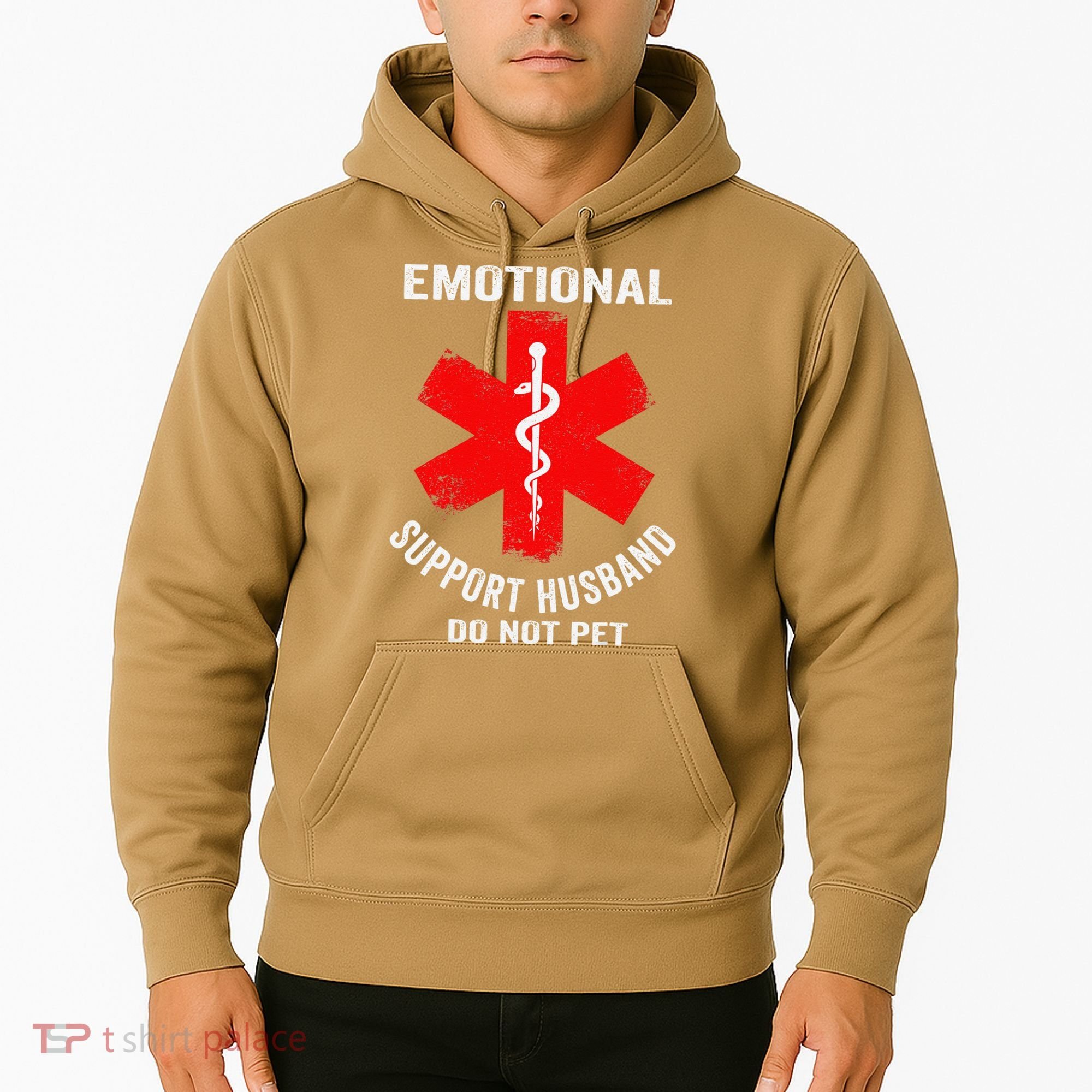 Emotional Support Husband Do Not Pet Hoodie