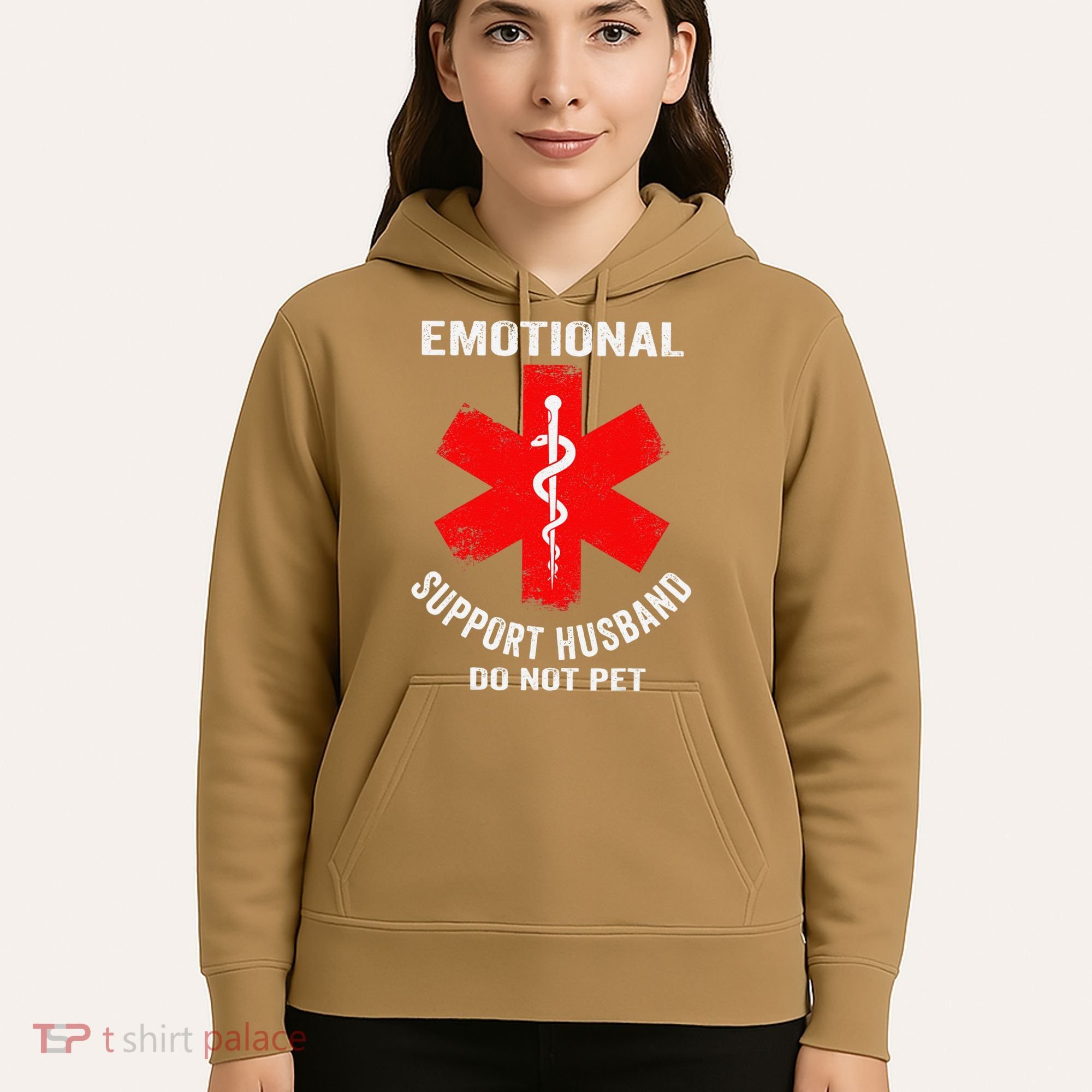 Emotional Support Husband Do Not Pet Hoodie
