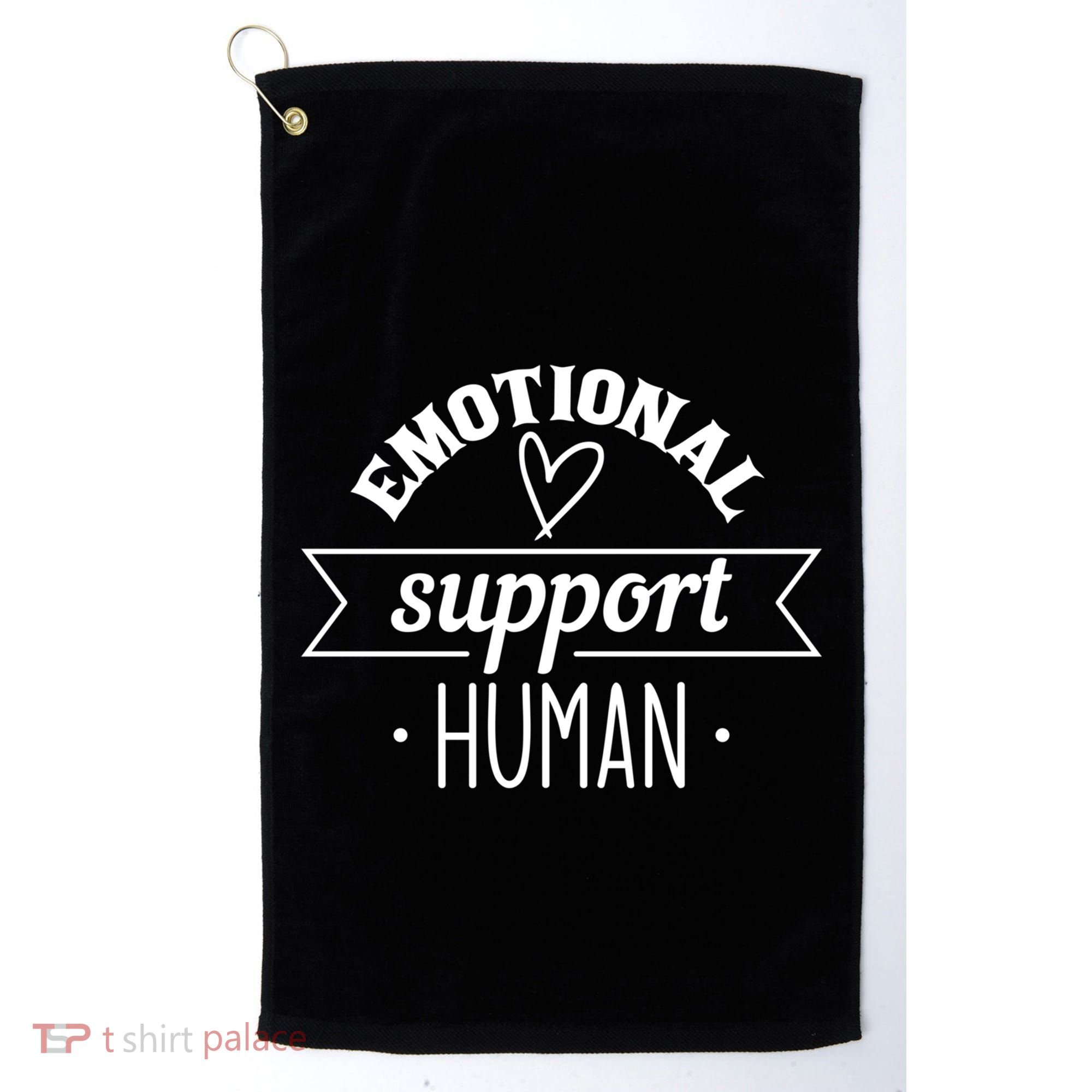 Emotional Support Hu Tal Health Counselor Gift Golf Towel
