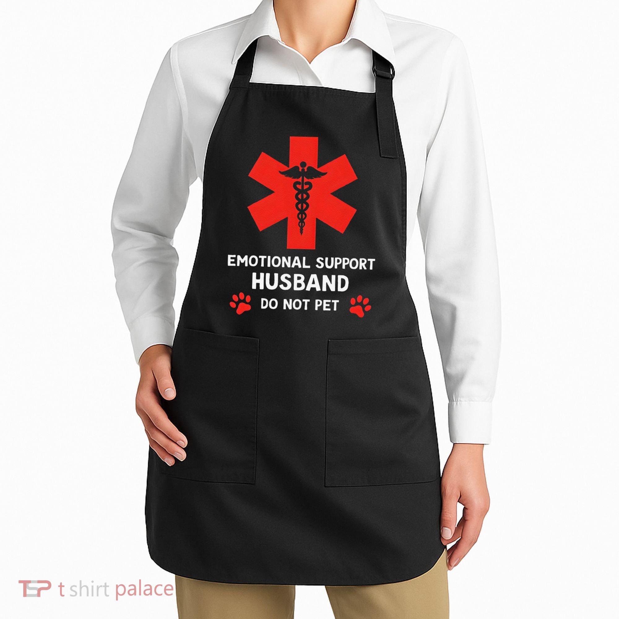 Emotional Support Husband Do Not Pet Apron