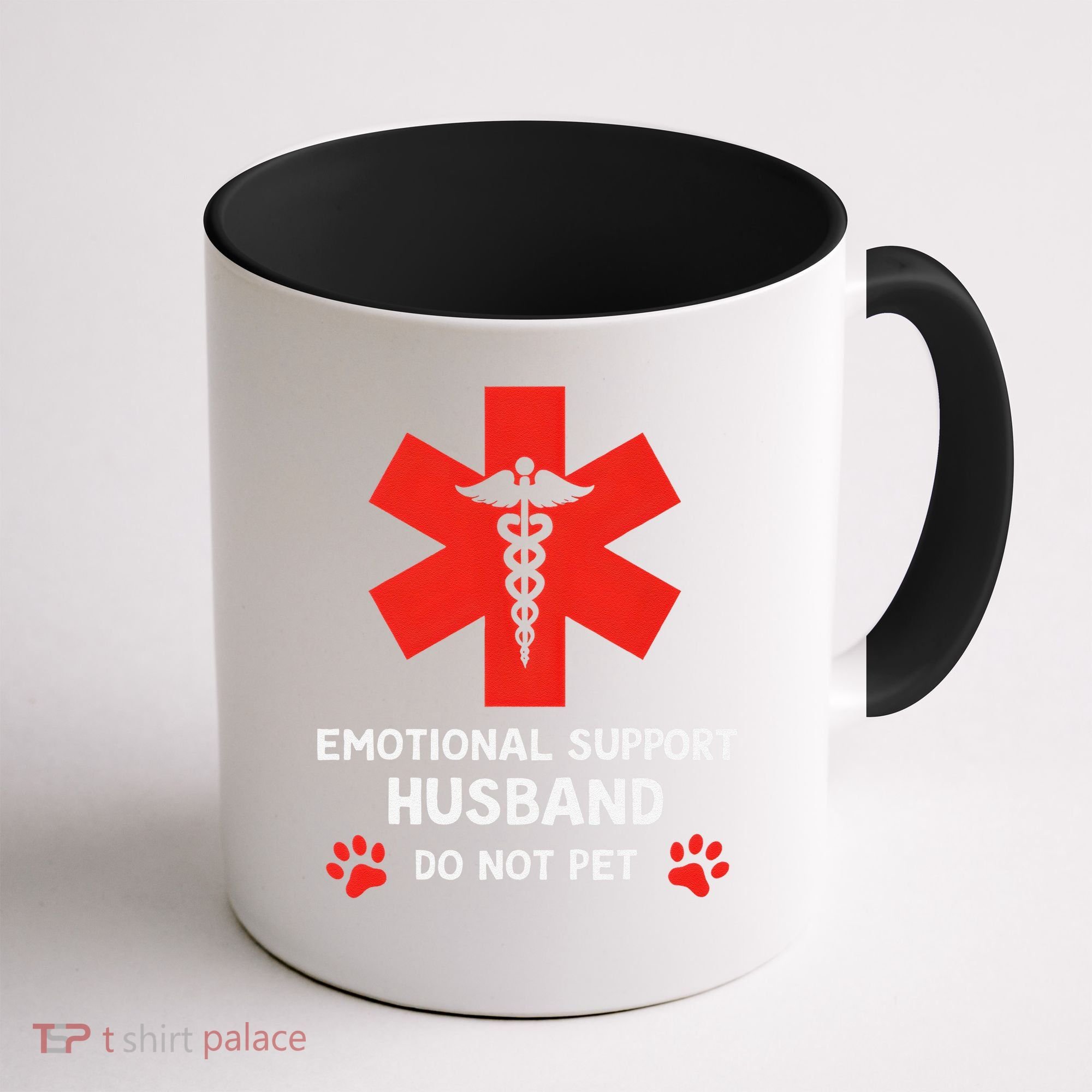Emotional Support Husband Do Not Pet Coffee Mug