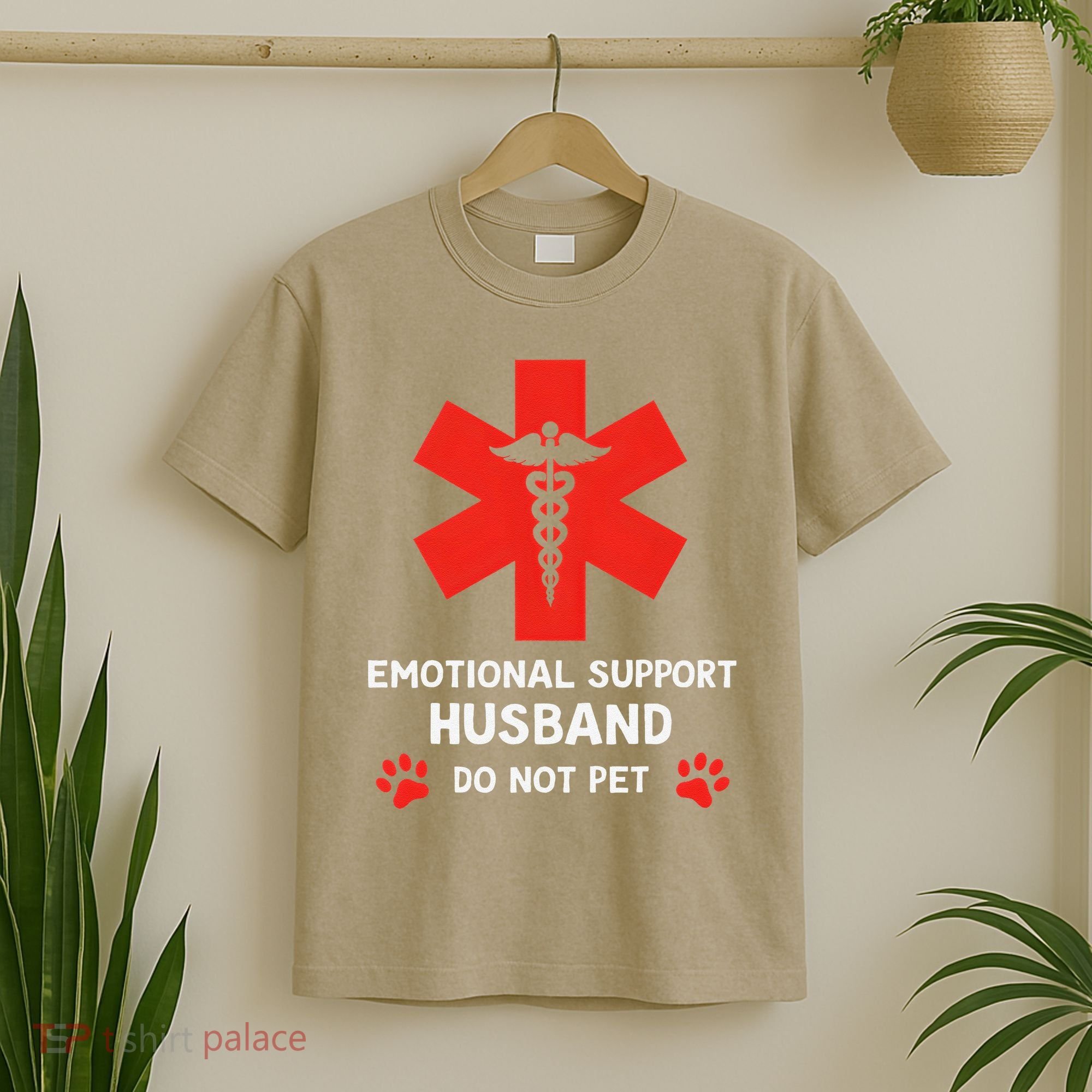 Emotional Support Husband Do Not Pet T-Shirt