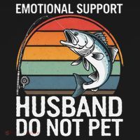 Emotional Support Husband Do Not Pet Apron thumb 3