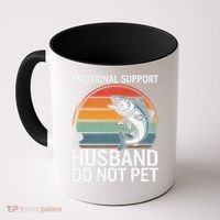 Emotional Support Husband Do Not Pet Coffee Mug thumb 0