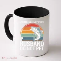 Emotional Support Husband Do Not Pet Coffee Mug thumb 0