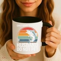 Emotional Support Husband Do Not Pet Coffee Mug thumb 3