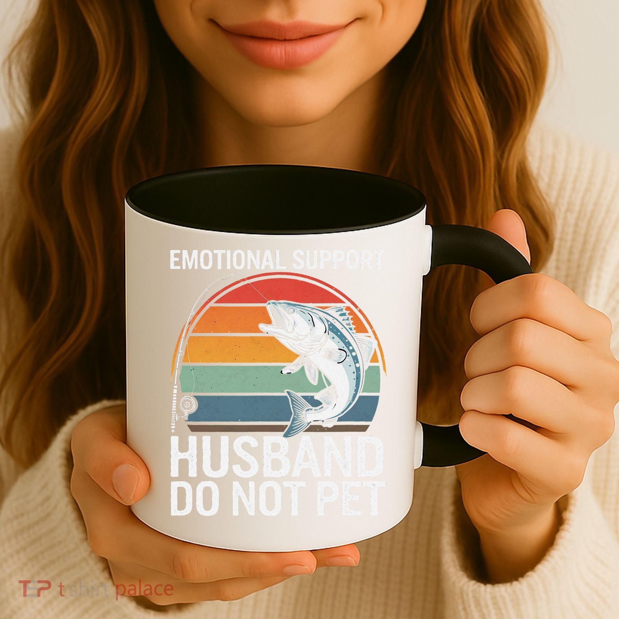 Emotional Support Husband Do Not Pet Coffee Mug