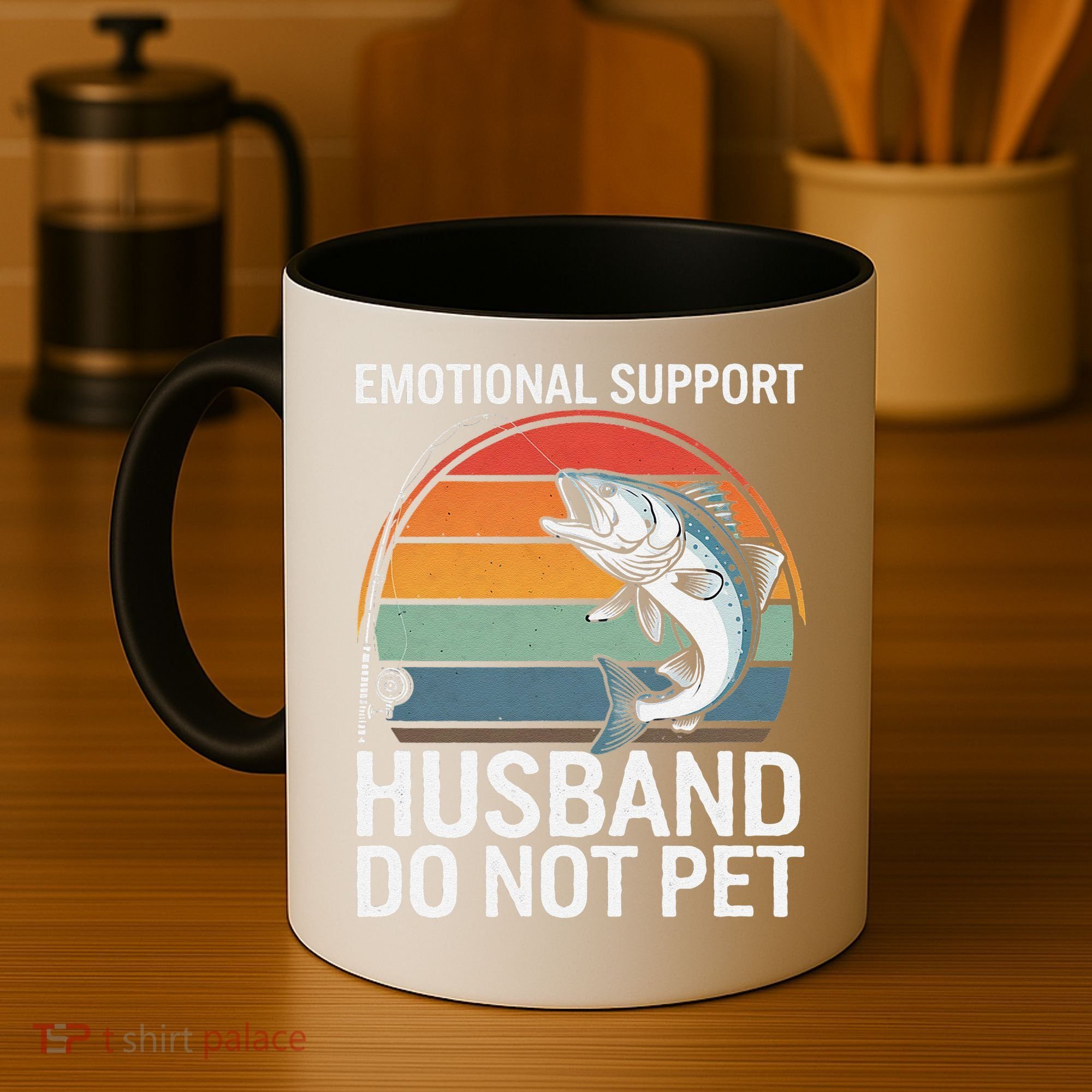 Emotional Support Husband Do Not Pet Coffee Mug