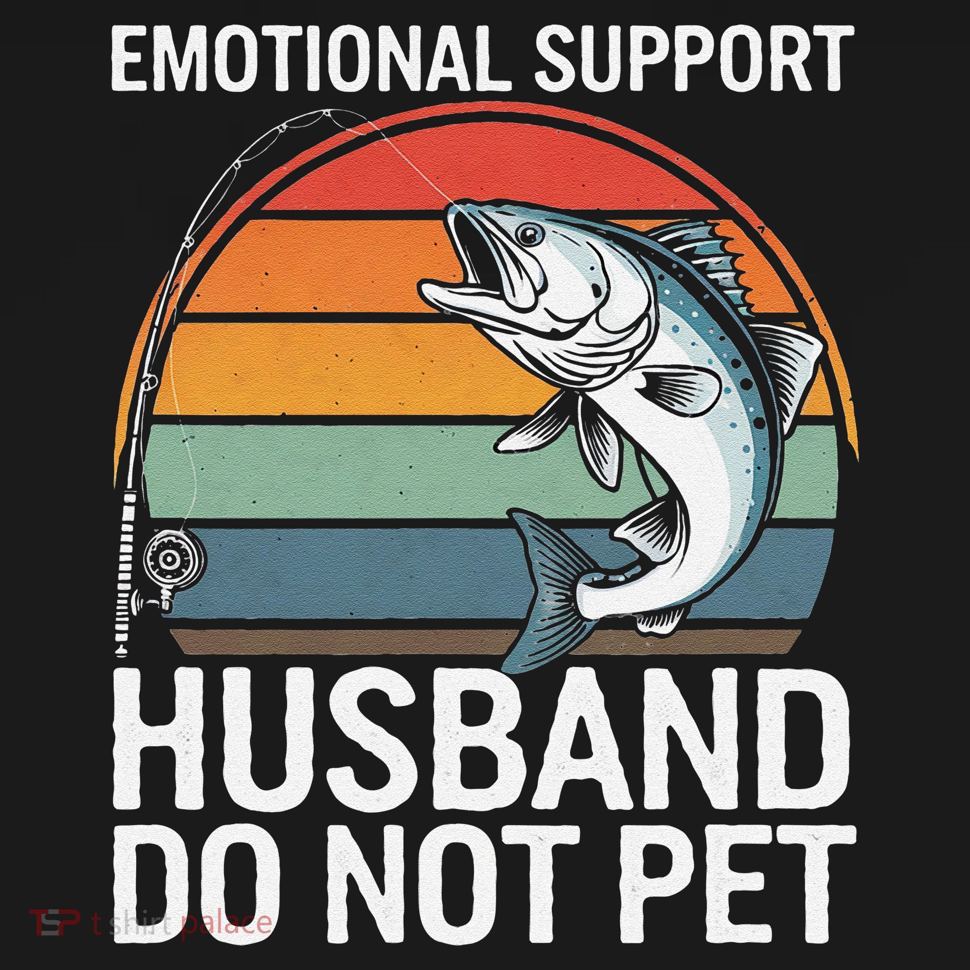 Emotional Support Husband Do Not Pet Long Sleeve Pajama Set