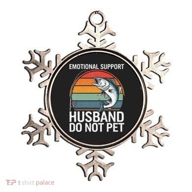 Emotional Support Husband Do Not Pet Ornament