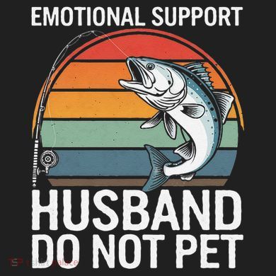 Emotional Support Husband Do Not Pet Sport-Tek Posi-UV Pro Polo