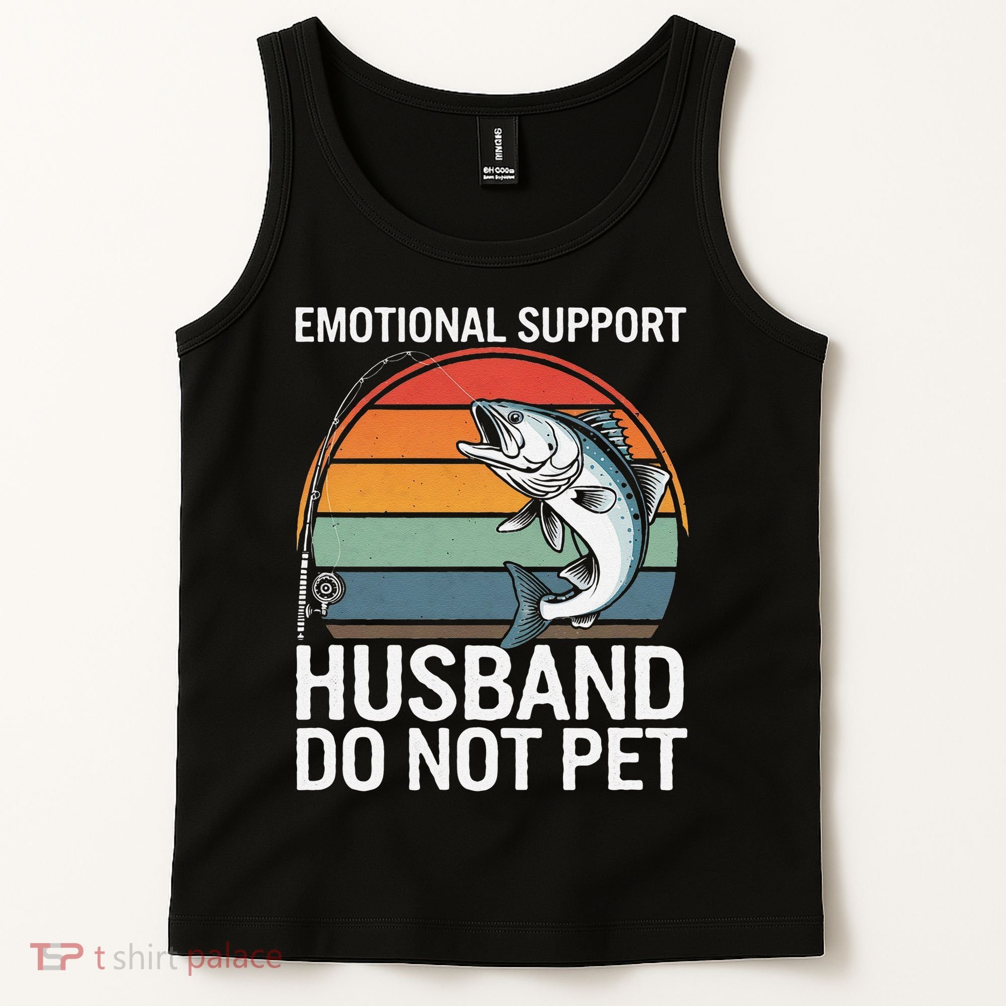 Emotional Support Husband Do Not Pet Tank Top