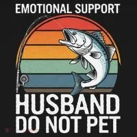 Emotional Support Husband Do Not Pet Tank Top thumb 6
