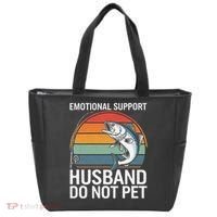 Emotional Support Husband Do Not Pet Tote Bag thumb 0