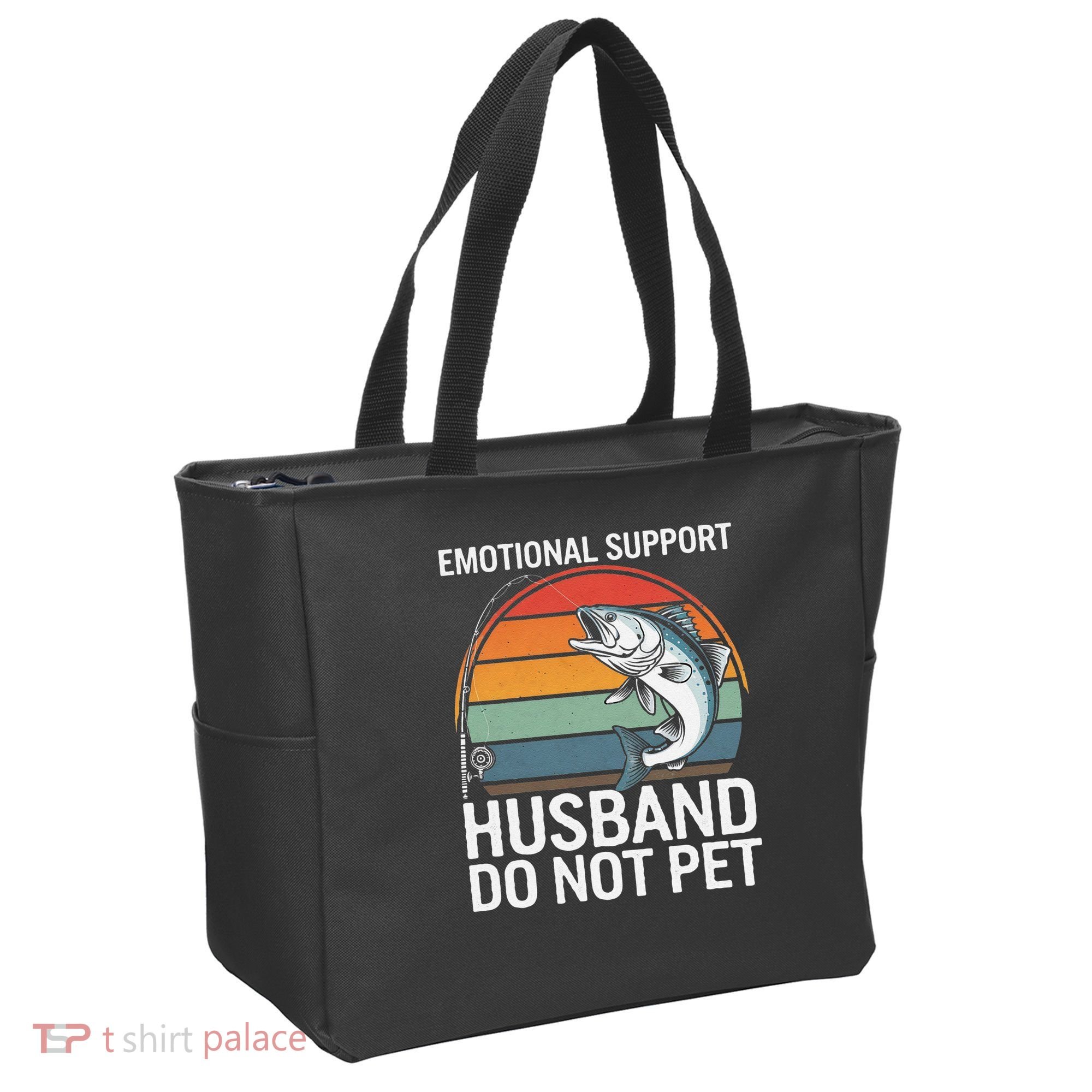 Emotional Support Husband Do Not Pet Tote Bag