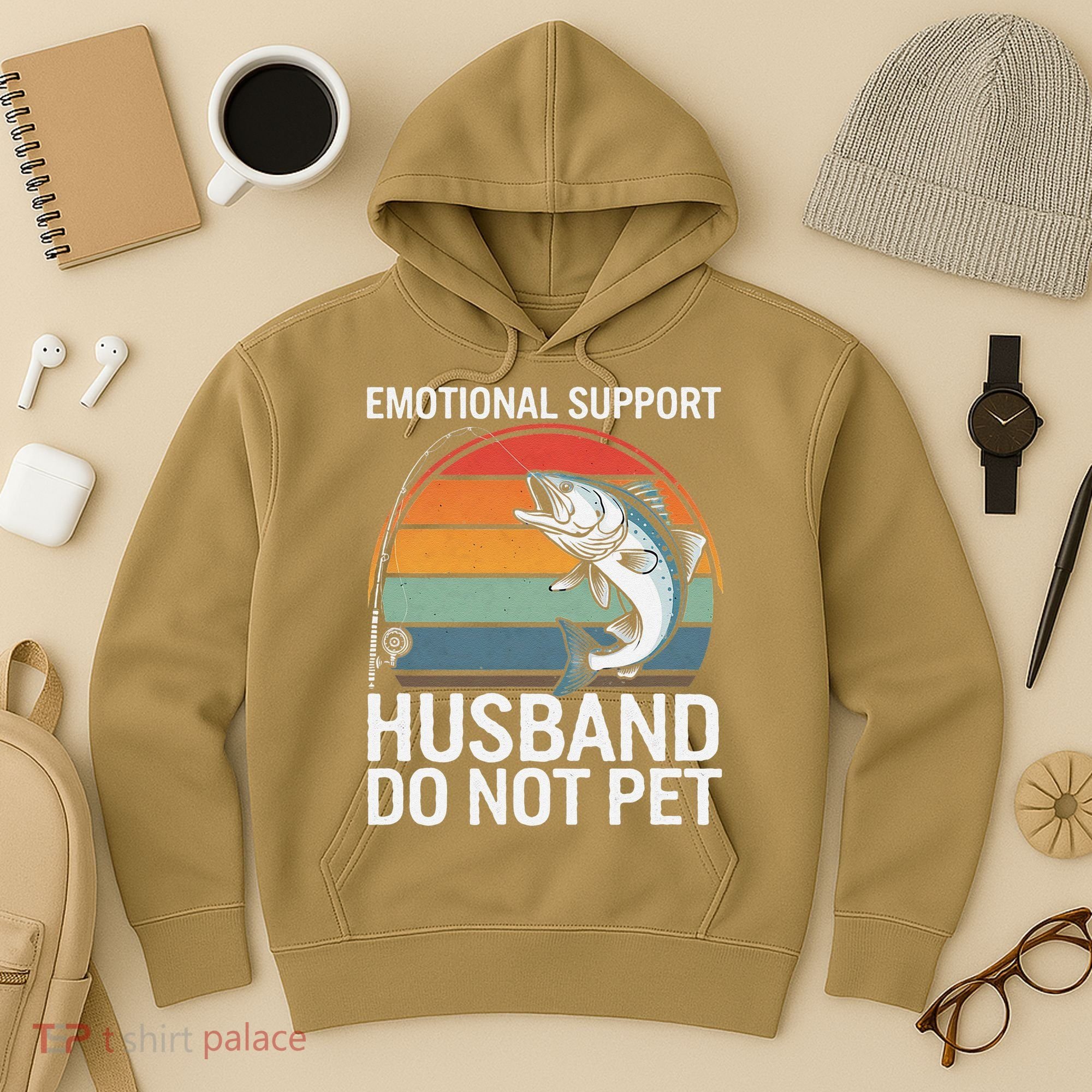 Emotional Support Husband Do Not Pet Hoodie