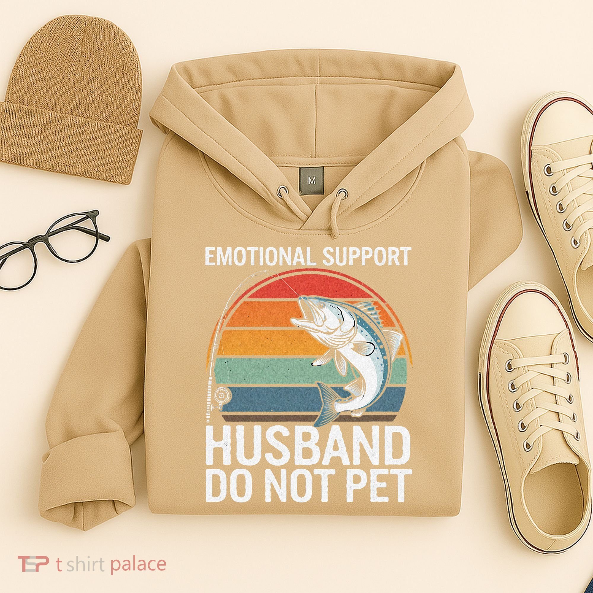Emotional Support Husband Do Not Pet Hoodie