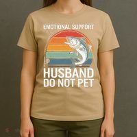 Emotional Support Husband Do Not Pet T-Shirt thumb 4