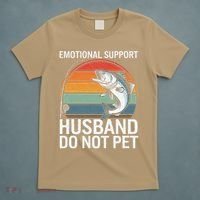 Emotional Support Husband Do Not Pet T-Shirt thumb 5