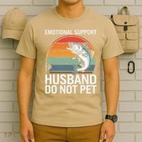 Emotional Support Husband Do Not Pet T-Shirt thumb 6