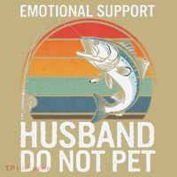 Emotional Support Husband Do Not Pet Polo thumb 2