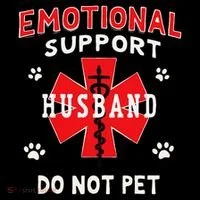 Emotional Support Husband Do Not Pet Coffee Mug thumb 5