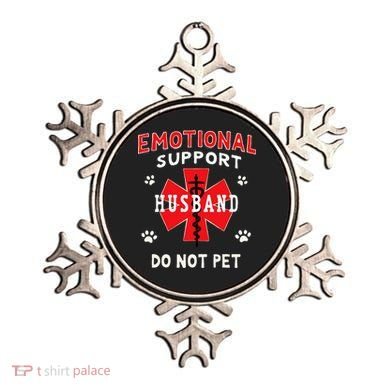 Emotional Support Husband Do Not Pet Ornament