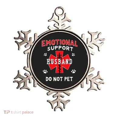 Emotional Support Husband Do Not Pet Ornament