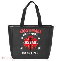 Emotional Support Husband Do Not Pet Tote Bag thumb 0