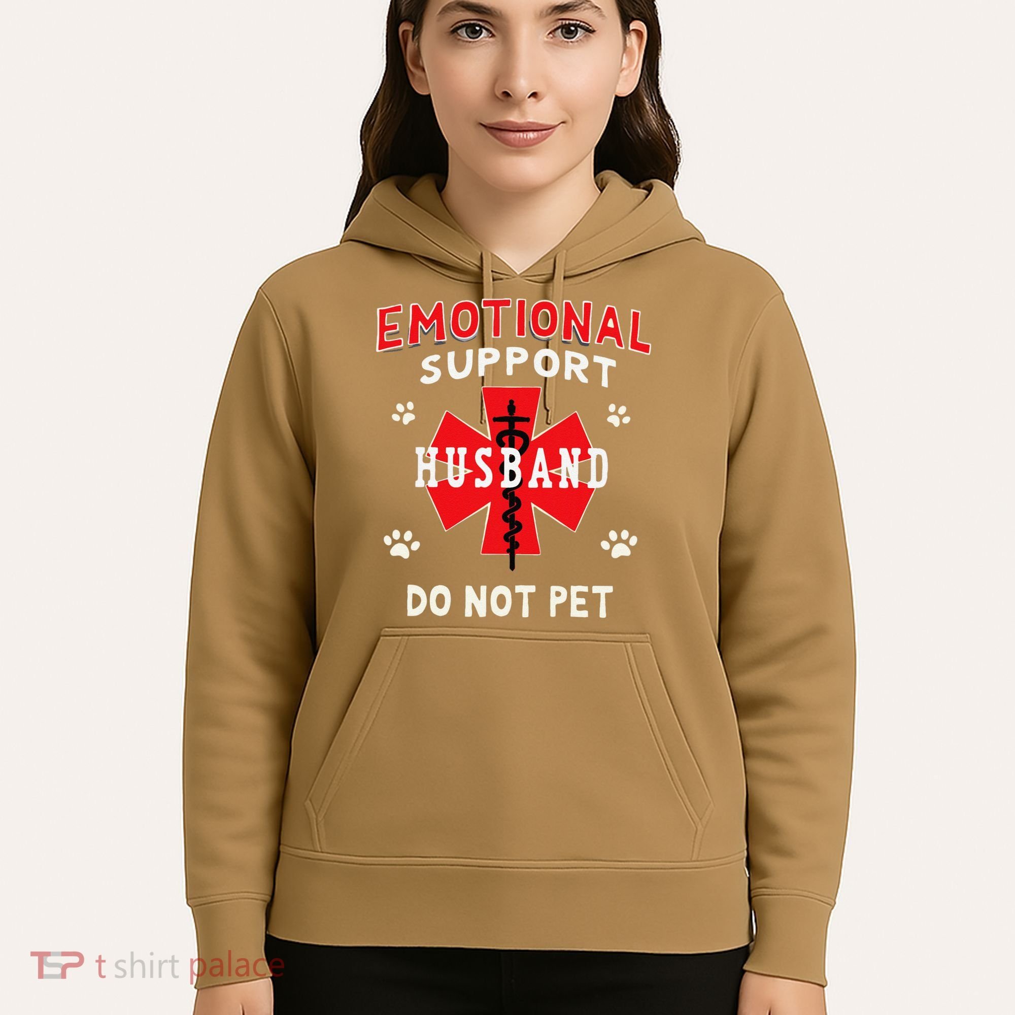 Emotional Support Husband Do Not Pet Hoodie