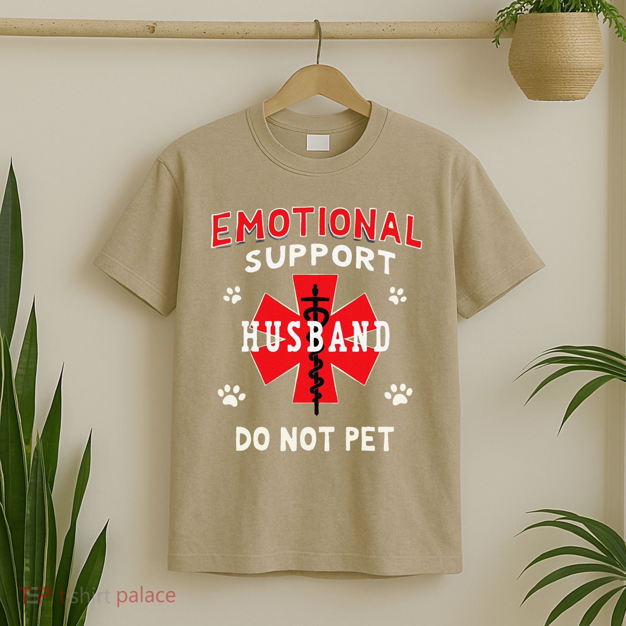 Emotional Support Husband Do Not Pet T-Shirt