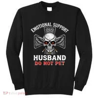 Emotional Support Husband Do Not Pet  Sweatshirt thumb 0
