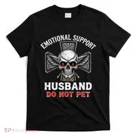 Emotional Support Husband Do Not Pet  T-Shirt thumb 0