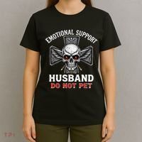 Emotional Support Husband Do Not Pet  T-Shirt thumb 4