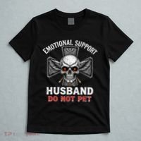 Emotional Support Husband Do Not Pet  T-Shirt thumb 5