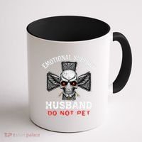 Emotional Support Husband Do Not Pet  Coffee Mug thumb 1