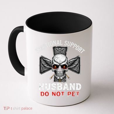 Emotional Support Husband Do Not Pet  Coffee Mug