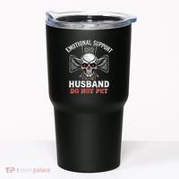 Emotional Support Husband Do Not Pet  Tumbler thumb 0