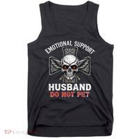 Emotional Support Husband Do Not Pet  Tank Top thumb 0